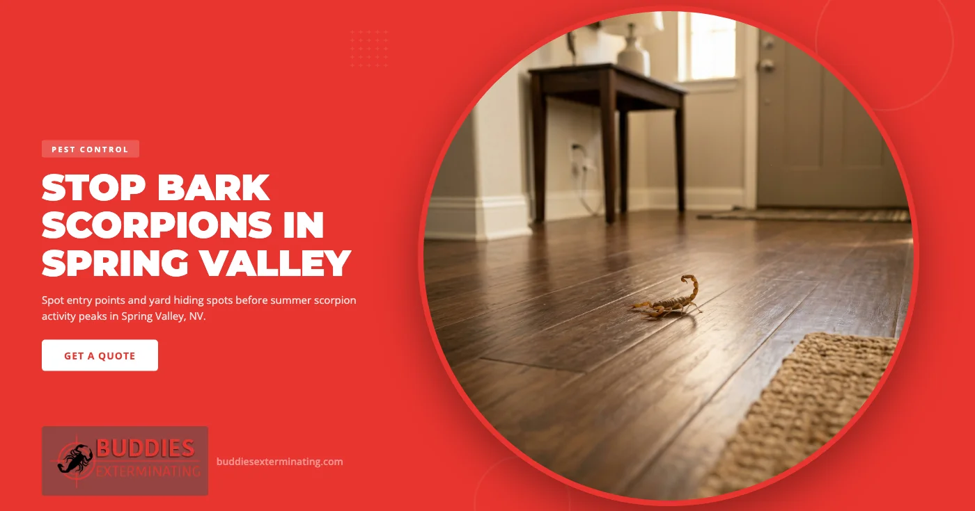 Bark Scorpion Control in Spring Valley, NV Homes